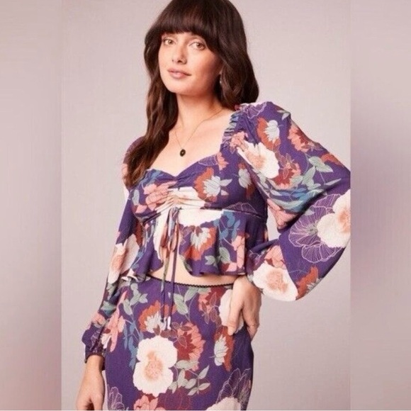 NWT Band of The Free Floriane Boho Top - Picture 2 of 12